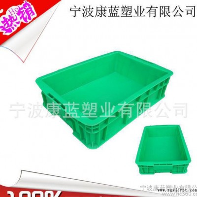 400-105塑料箱  绿色周转塑胶箱 零件盒 宁波塑料箱子
