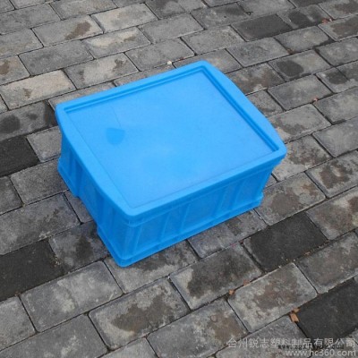 供应392塑料箱 带盖周转箱  金坛物流箱 储物箱
