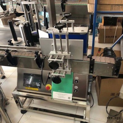 郑州硅胶塑料软管自动贴标机 全自动液体胶软管贴标机定制