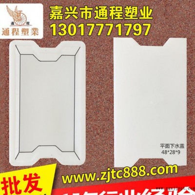 直销 排水沟盖板塑料模具 沟渠沟盖板塑料模具48x28x9