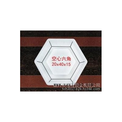 通程模具六角空心护坡塑料模具 空心六角边长20厚15塑料模具
