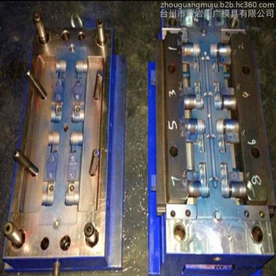 浙江黄岩模具制造厂家设计自行车反光镜支架模具 注塑工艺加工山地车塑胶件模具整套磨具进口模具钢