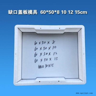 嘉兴厂家销售平面缺口盖板模具 平石模具 高速公路边沟盖板塑料模具