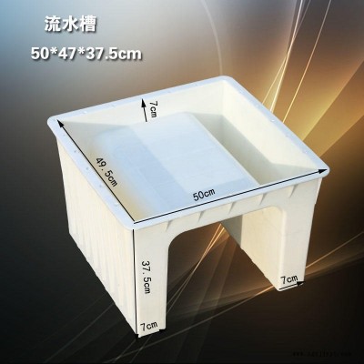 高铁预制分体电缆槽塑料模具 E型电缆槽模具 塑料拼接电缆槽模具 水泥塑料制品 注塑模具厂