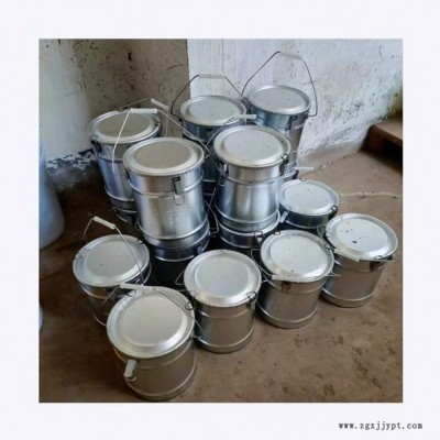品合泰 水泥留样桶 金属取样桶20*25cm加厚带密封圈镀锌白铁皮桶容量8公斤