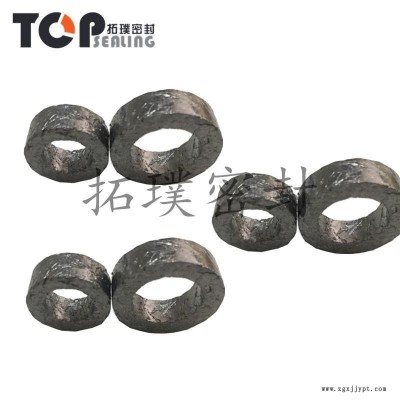 石墨盘根环 拓璞密封 高温盘根圈 芳纶密封圈碳素四氟石墨填料环 5000