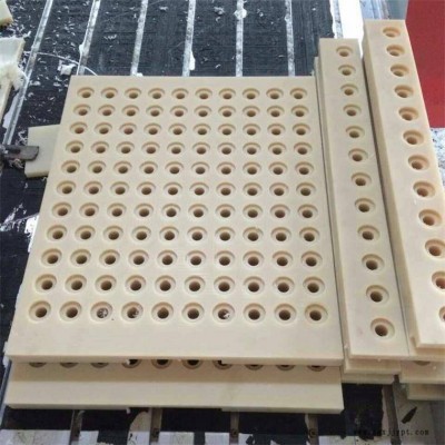重庆PA6尼龙滑块垫块厂 加工定做mc耐磨PA66尼龙件 浇筑尼龙打孔垫板