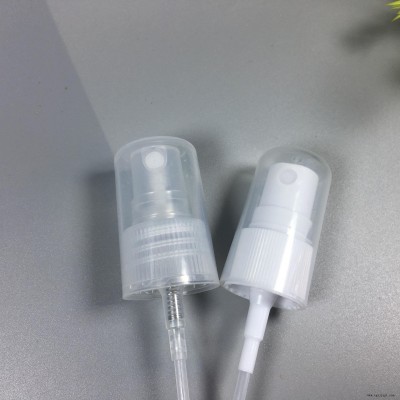 广州晨诺厂家供应18牙全罩喷雾PP塑料瓶 盖按压式喷头 化妆瓶盖超细雾化 喷雾头 雾化瓶 防雾剂喷头