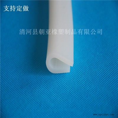 白色硅胶U型防水防尘耐磨损防火密封条