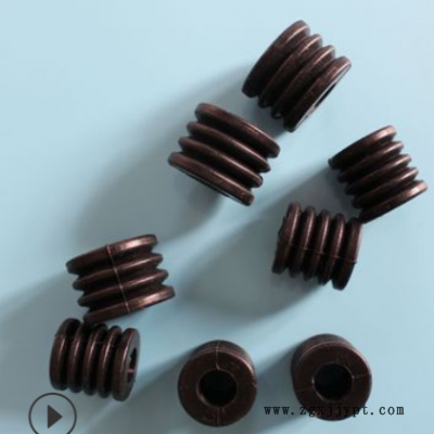 江浙沪工厂批发 10*20*20mm黑色减震橡胶柱 丁晴圆形防震橡胶柱子