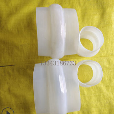 白色绝缘硅胶套 食品半透明硅胶管 管道硅胶连接管机械用鼓型圆管