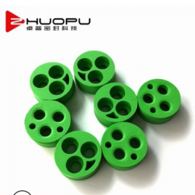 新能源汽车连接器 阻燃硅胶配件橡胶件 丁晴胶电线电缆连接器