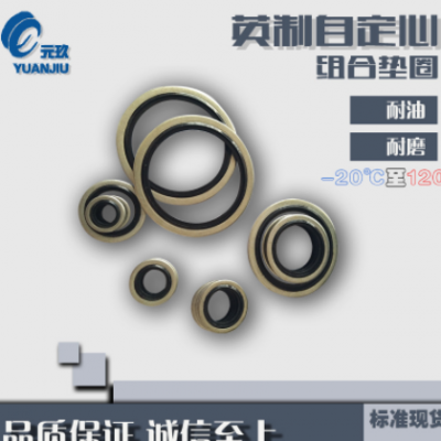 组合垫圈英制自定芯镀锌密封圈 密封垫圈多规格垫片 组合密封垫圈
