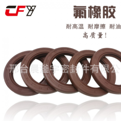 TC氟胶密封圈氟胶骨架油封耐高温耐磨损TCTG氟橡胶密封件电机油封