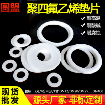 现货四氟垫片聚四氟乙烯垫片耐磨耐高温铁氟龙垫片PTFE塑料王厂家
