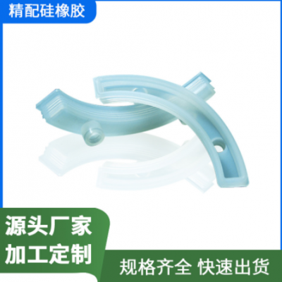 厂家供应透明硅胶密封防撞条 防水阻燃减震汽车机械流水线密封条