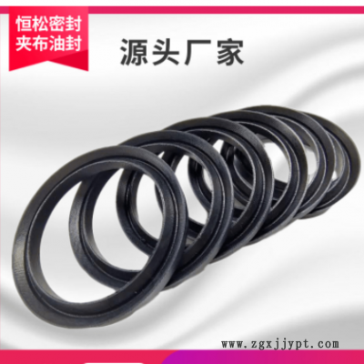 【厂家批发】V型橡胶夹布活塞杆组合油封 车臂架油缸夹布密封圈