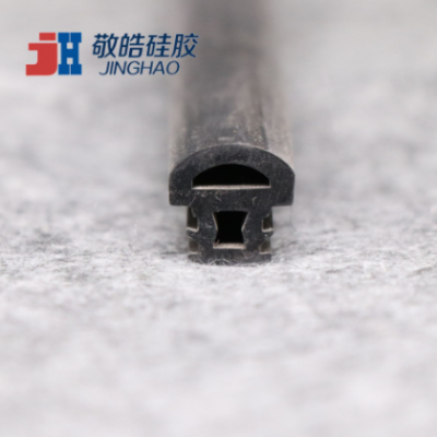 凸型衣柜弹性防撞条 衣柜下轨道防尘防水隔音硅胶密封条 可定制产