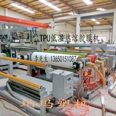 热熔胶膜机，低温热熔胶膜机， TPU热熔胶膜机，TPU流延膜机