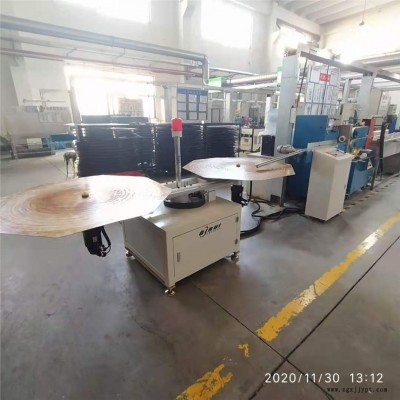 双层加线硅胶管自动换盘收管机