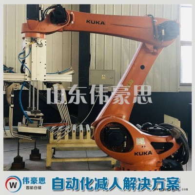 氧化铁粉全自动码垛设备 自动码垛机械手厂家报价