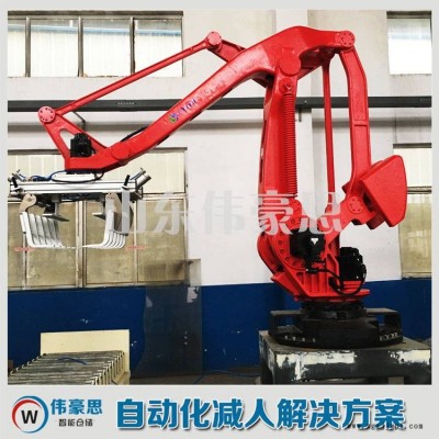 工业盐自动码垛机械手 机器人码垛机工作范围