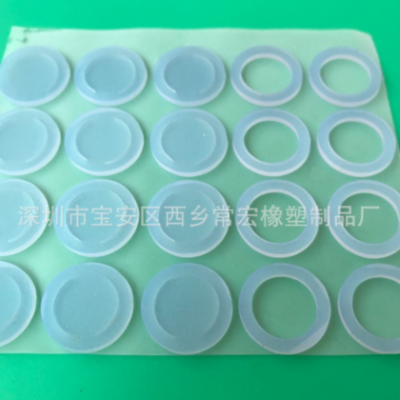 厂家生产 批发透明硅胶垫片圈 瓶盖密封食品级专用平面硅胶垫圈